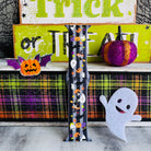 washable silicone apple watch band – spooky cute motif on dark base