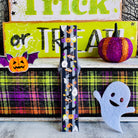 black silicone watch band halloween icons for samsung watch