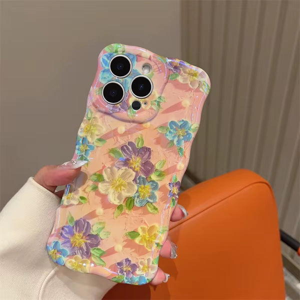 Blushing Bouquet Wavy Luxe MagSafe Case