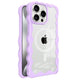 Jelly Pop Clear Wavy Luxe MagSafe Case for iPhone Multiple Colors Available
