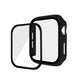 Hard Case With Tempered Glass Screen Protector For Apple Watch Multiple Colors Available — Adorned with sparkling crystal rhinestones along the edges, it gives your watch a unique, luxurious look...