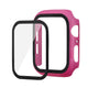 Hard Case With Tempered Glass Screen Protector For Apple Watch Multiple Colors Available — Adorned with sparkling crystal rhinestones along the edges, it gives your watch a unique, luxurious look...