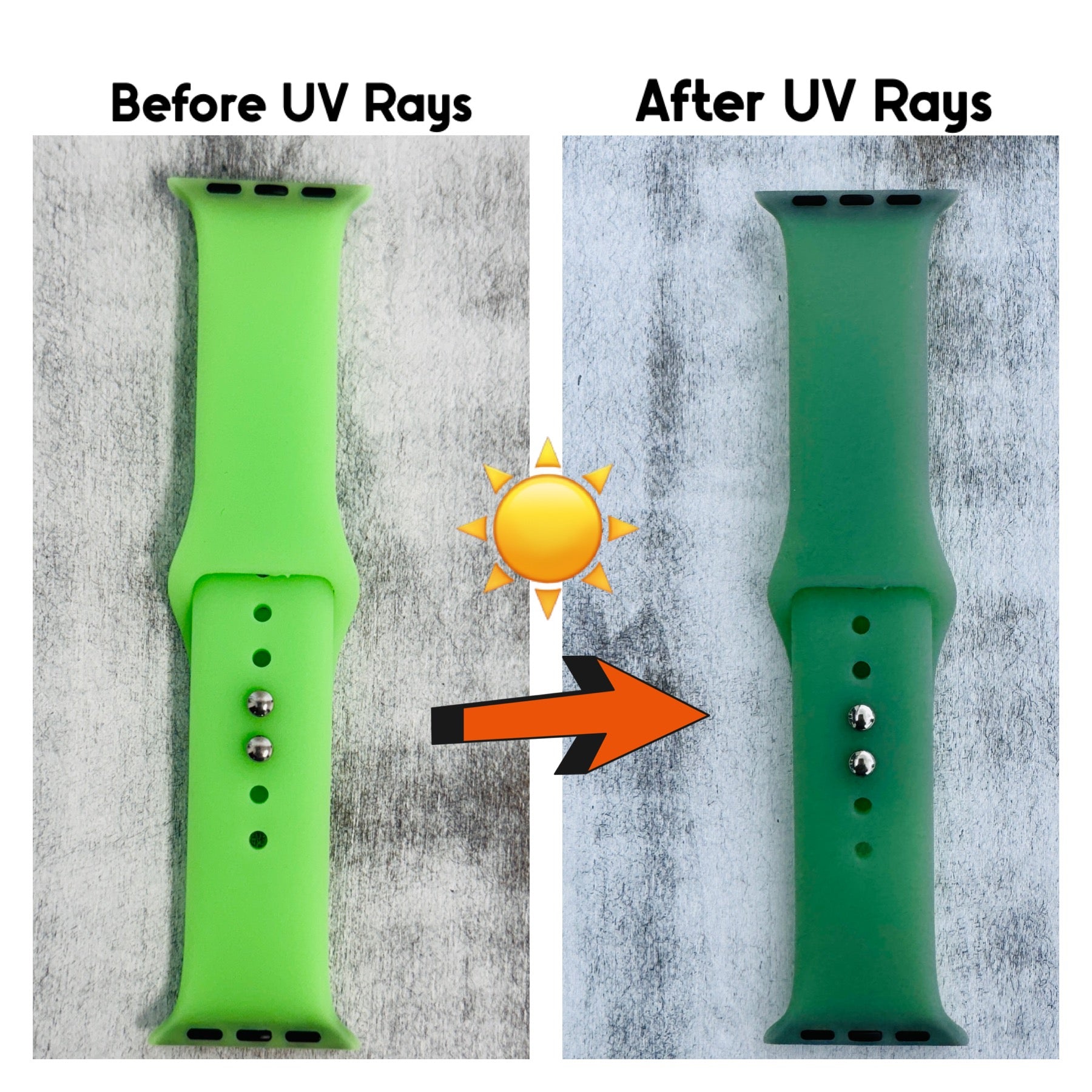 UVibe Color Changing Silicone Band For Apple Watch Multiple Colors Available
