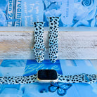 Blue Ice Leopard Print Silicone Band For Apple Watch â Perfect for adding modern animal print edge with a cool color twist to your everyday look.