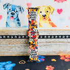 Zero Woofs Given colorful dog print silicone band for Apple Watch from Fancy Bands