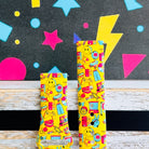 Oops It's the 90's yellow retro 90s print silicone band for Samsung Galaxy Watch from Fancy Bands