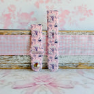 French Affair pink and navy toile de Jouy print silicone band for Samsung Galaxy Watch from Fancy Bands