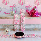 Disco Cowgirl pink western print silicone band for Samsung Galaxy Watch with cowboy boots and disco balls from Fancy Bands