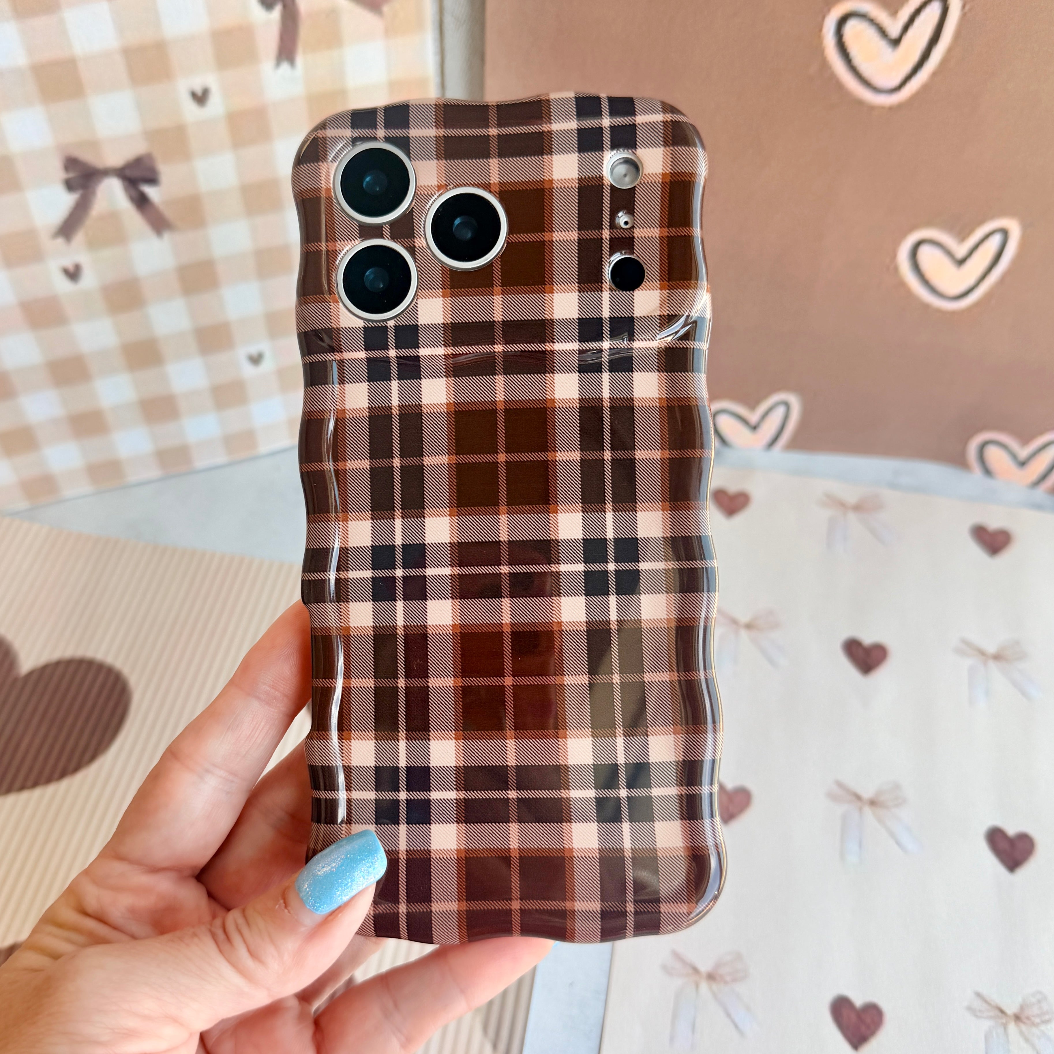 Brown Plaid MagSafe iPhone Case | Toffee Tartan – Fancy Bands
