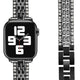 Diamond Drip Chain Link Steel Band For Apple Watch Two Colors Available
