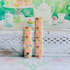 Tea Time Delight Print Silicone Band For Samsung Watch