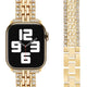 Diamond Drip Chain Link Steel Band For Apple Watch Two Colors Available