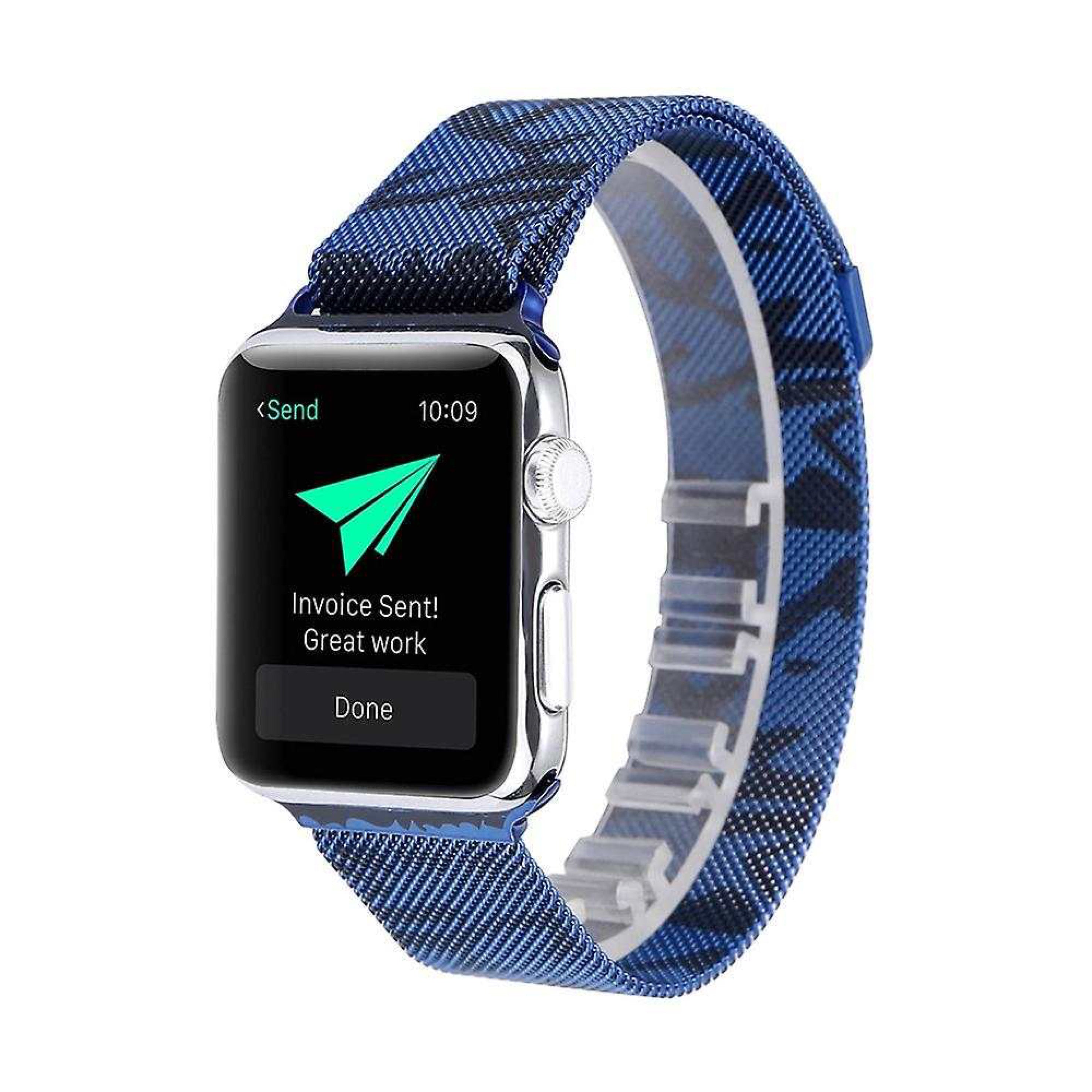 Milanese Loop Band For Apple Watch Multiple Prints Available