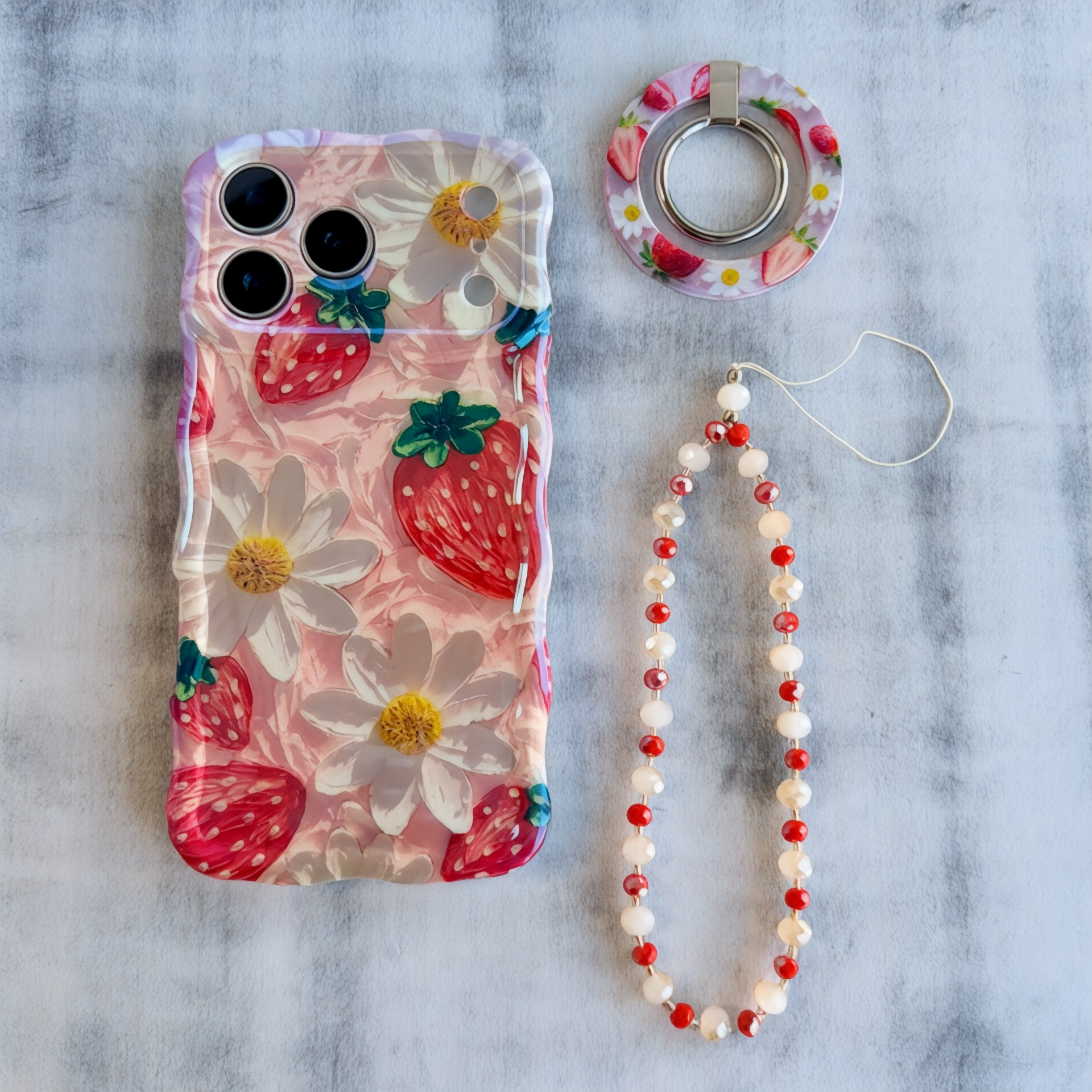 Berry Cute Blooms iPhone Matching Set