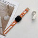 Canvas Couture Leather Band For Apple Watch Multiple Colors Available — Sleek & Stylish Design: Introducing our Leather/Canvas Apple Watch Band with side stitching.