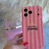 Princess Vibes MagSafe iPhone case with pink stripes and Born to be a Princess by Fancy Bands
