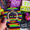 Video of the full Main Witch Energy matching set — the striped Wavy Luxe MagSafe case, the MagSafe grip ring and the scrunchie wrist strap shown together.
