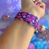 Video: Just One More Ornament Samsung Galaxy Watch band worn on the wrist, then both straps shown on a pink jewelry box