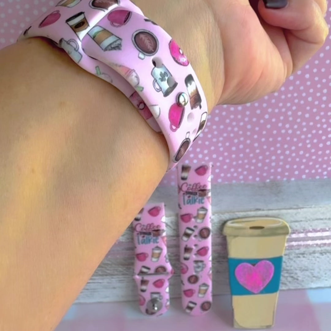 coffee before talkie samsung galaxy watch band 20mm silicone quick-release