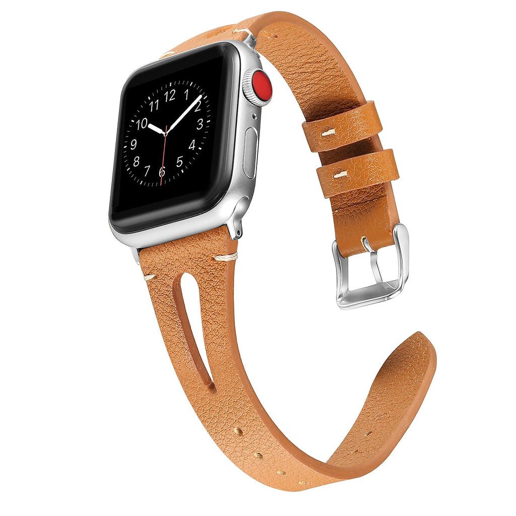 Wholesale Printed leather band for apple watch Floral fashion