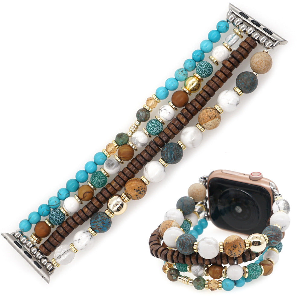 Bohemian Beaded Heishi Bracelet Band For Apple Watch Multiple Styles/Colors Available