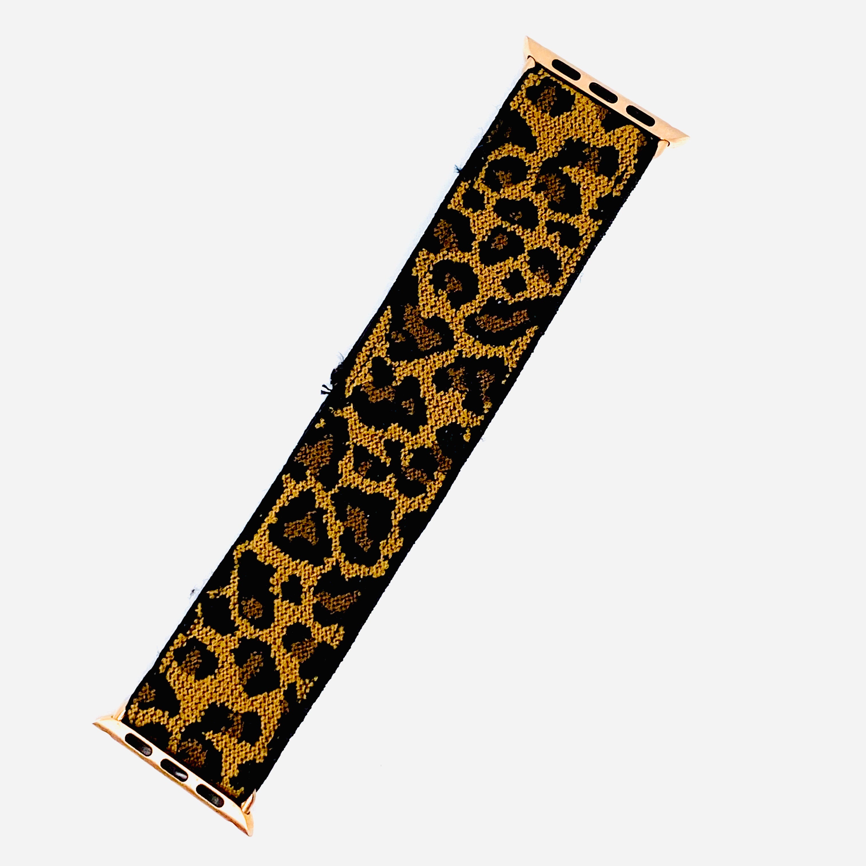 Stretchable Elastic Leopard Print Band For Apple Watch Two Colors Available