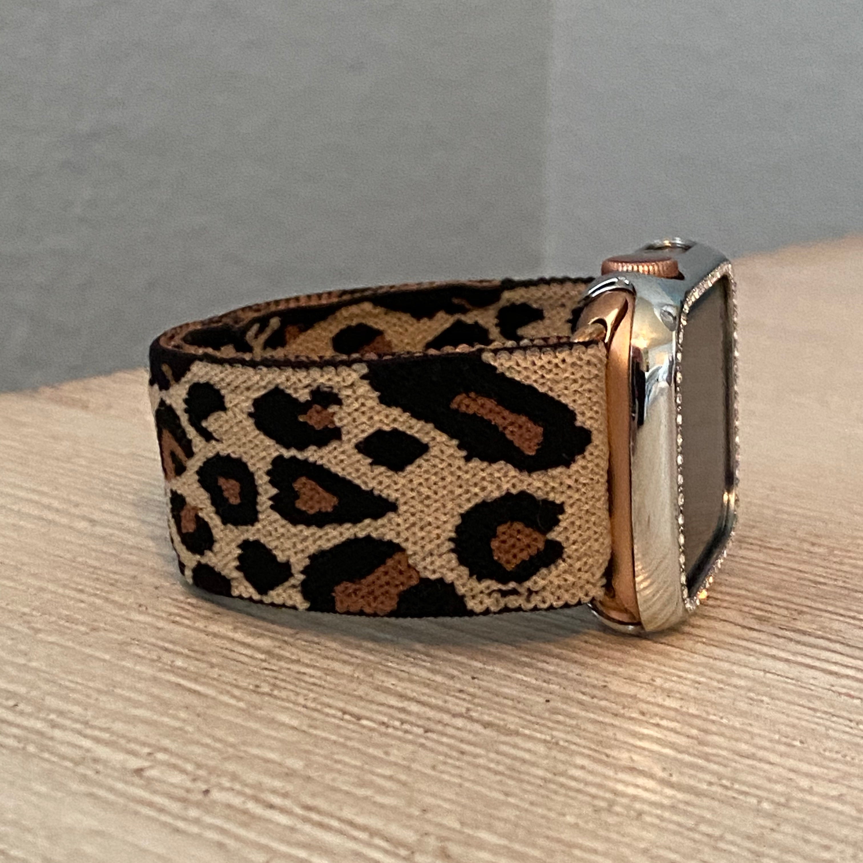 Fancy Bands Stretchable Leopard Print Apple Watch Band