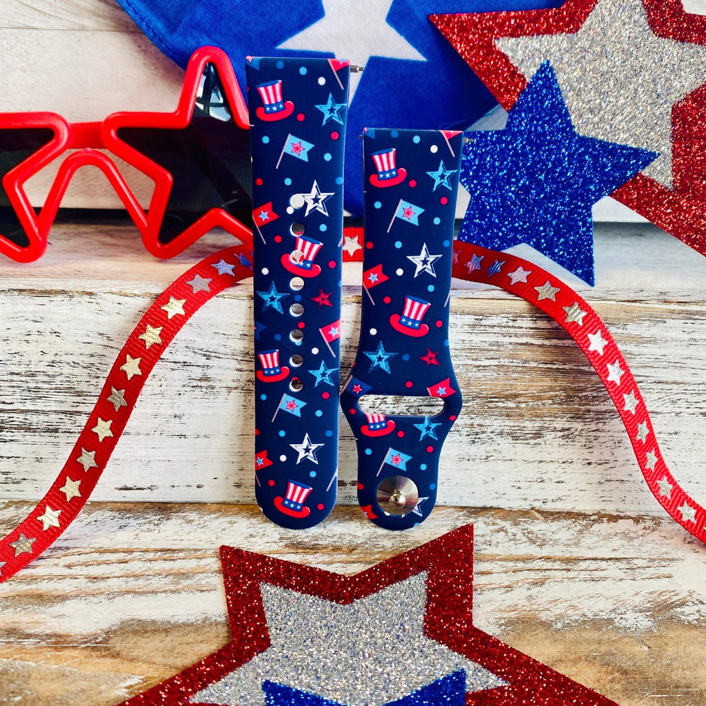 American Fanciness Print Silicone Band For Samsung Watch - Fancy Bands 