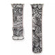 Fancy Paisley Print Leather Bands For Apple Watch Multiple Colors Available - Fancy Bands 