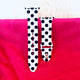 Polka Dot Print Silicone Band For Apple Watch Two Colors Available