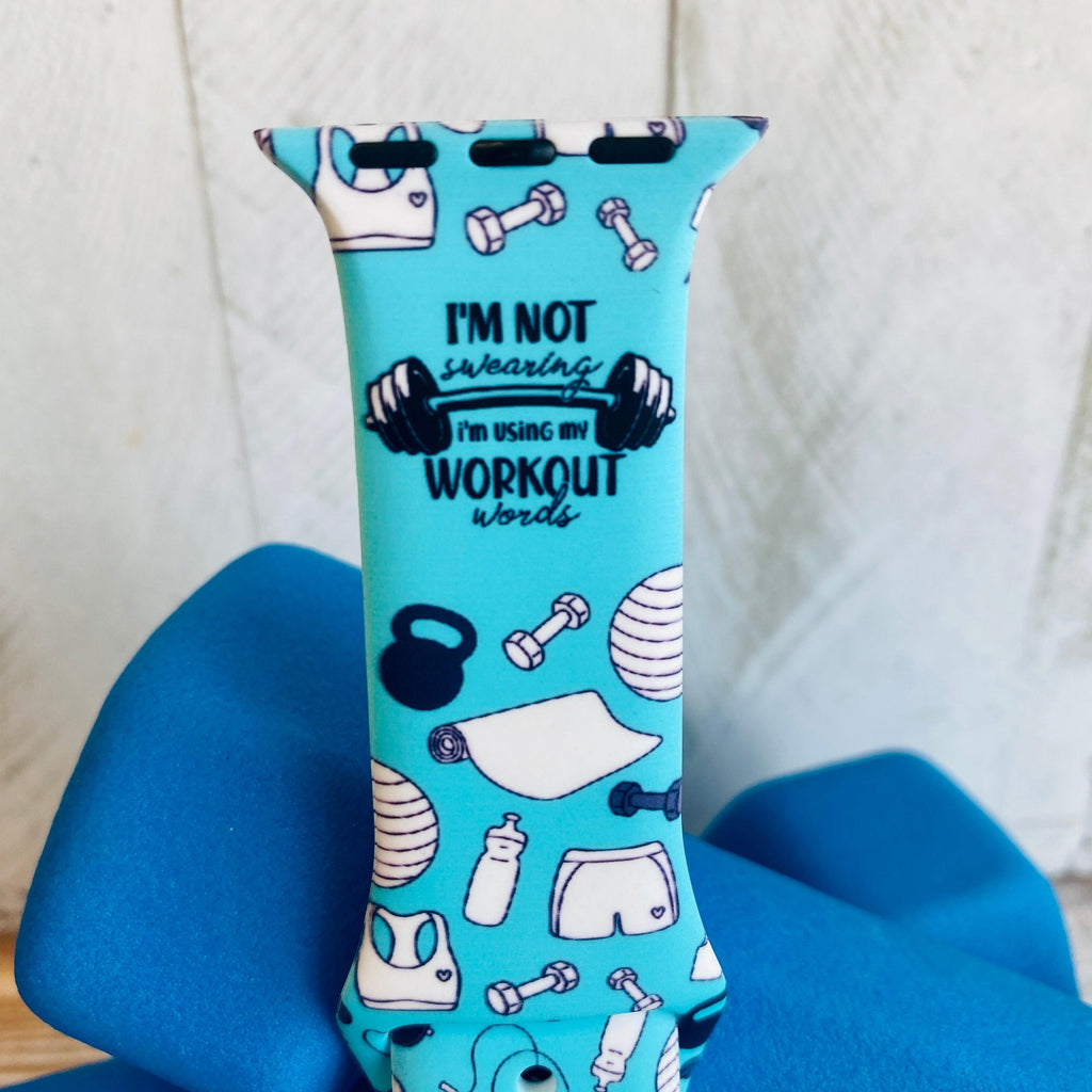 Fancy Workout Print Silicone Band For Apple Watch - Fancy Bands 