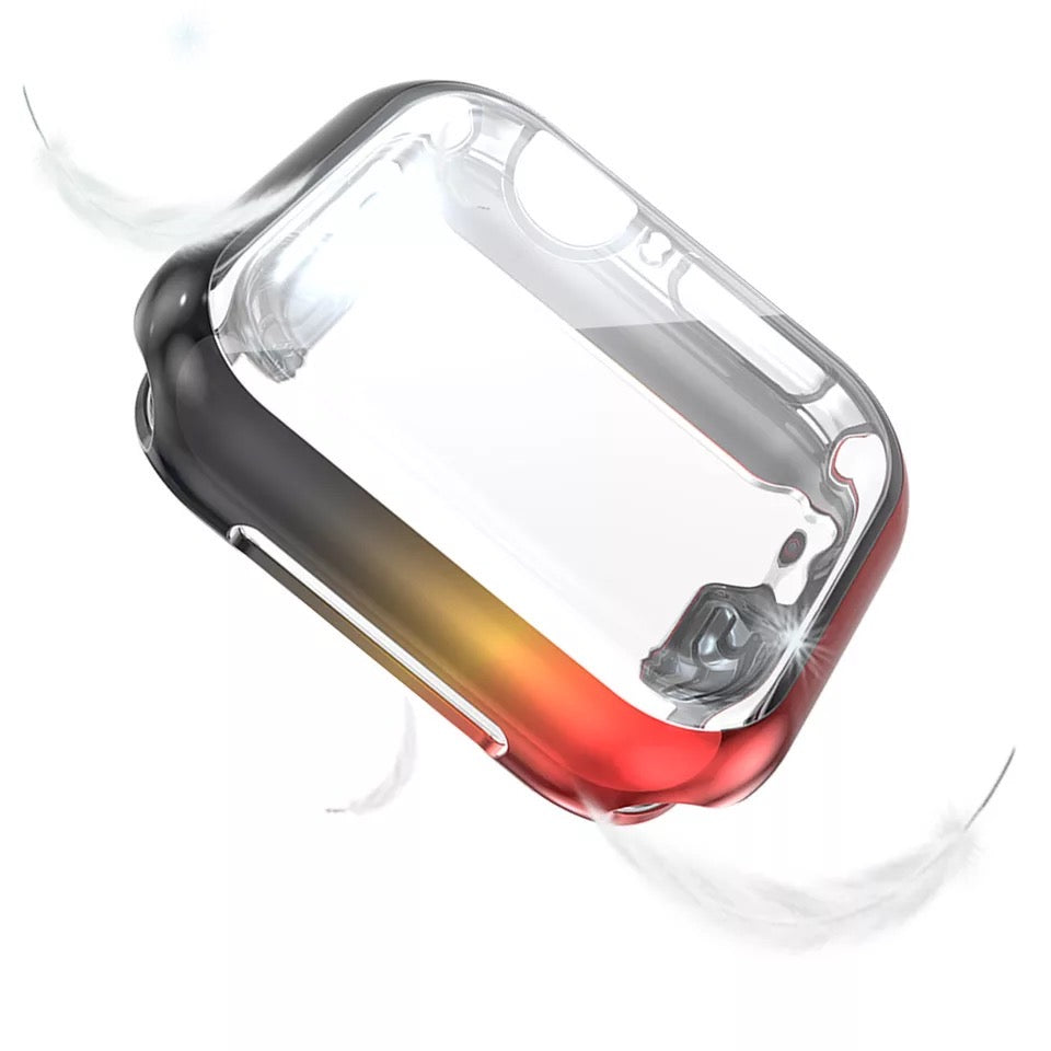 Tie Dye Flexible Case With Screen Protector For Apple Watch Multiple Colors Available