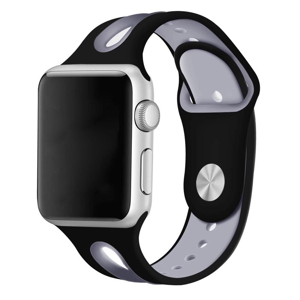 Breathable Sport Silicone Band For Apple Watch Multiple Colors Available - Fancy Bands 