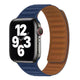 Magnetic Leather Link Band For Apple Watch Multiple Colors Available — High-Quality Leather: Made from premium, soft, and breathable leather, this Apple Watch band is available in a variety of colo...
