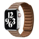 Magnetic Leather Link Band For Apple Watch Multiple Colors Available — High-Quality Leather: Made from premium, soft, and breathable leather, this Apple Watch band is available in a variety of colo...