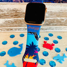 Florida Home Print Silicone Band For Apple Watch - Fancy Bands 