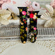 Vintage Floral Print Silicone Band For Apple Watch Multiple Colors Available