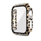 Printed Hard Case With Tempered Glass Screen Protector For Apple Watch Multiple Colors Available