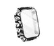 Printed Hard Case With Tempered Glass Screen Protector For Apple Watch Multiple Colors Available