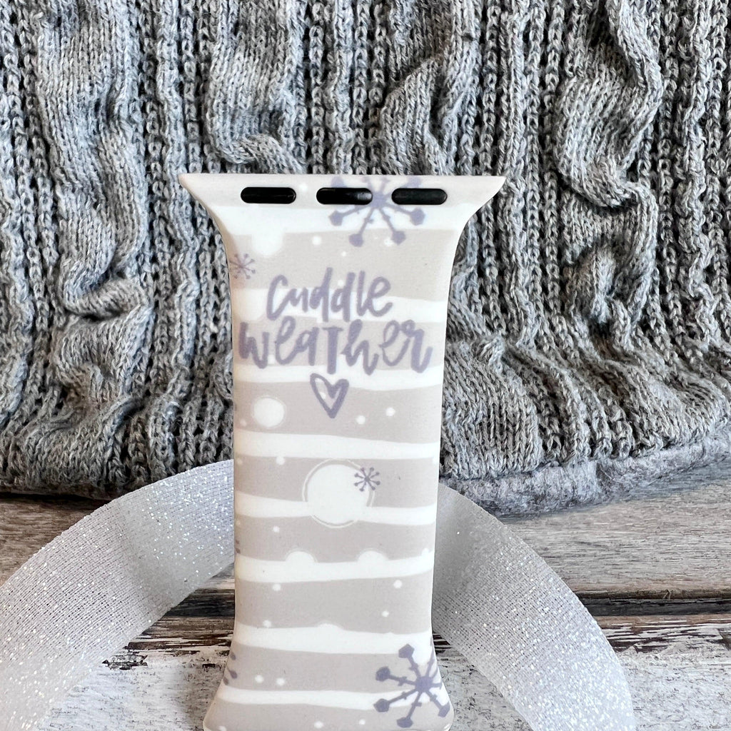 Cuddle Weather Print Silicone Band For Apple Watch - Fancy Bands 
