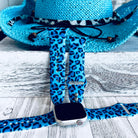 Blue Leopard Print Silicone Band For Apple Watch - Fancy Bands 