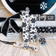 Black & White Snowflake Print Silicone Band For Apple Watch Two Colors Available - Fancy Bands 