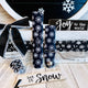 Black & White Snowflake Print Silicone Band For Samsung Watch Two Colors Available - Fancy Bands 