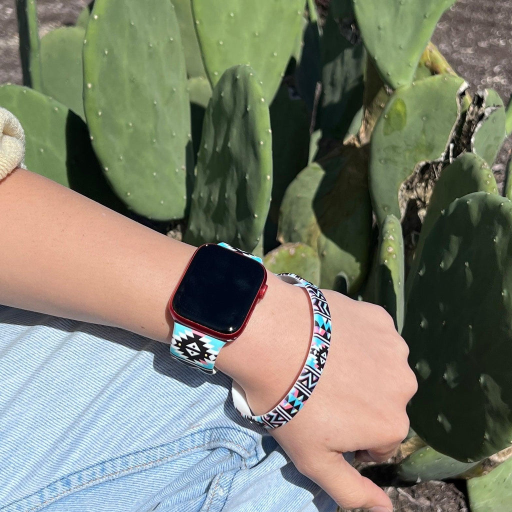 Boho-Chic Silicone Bracelet Stack - Fancy Bands 