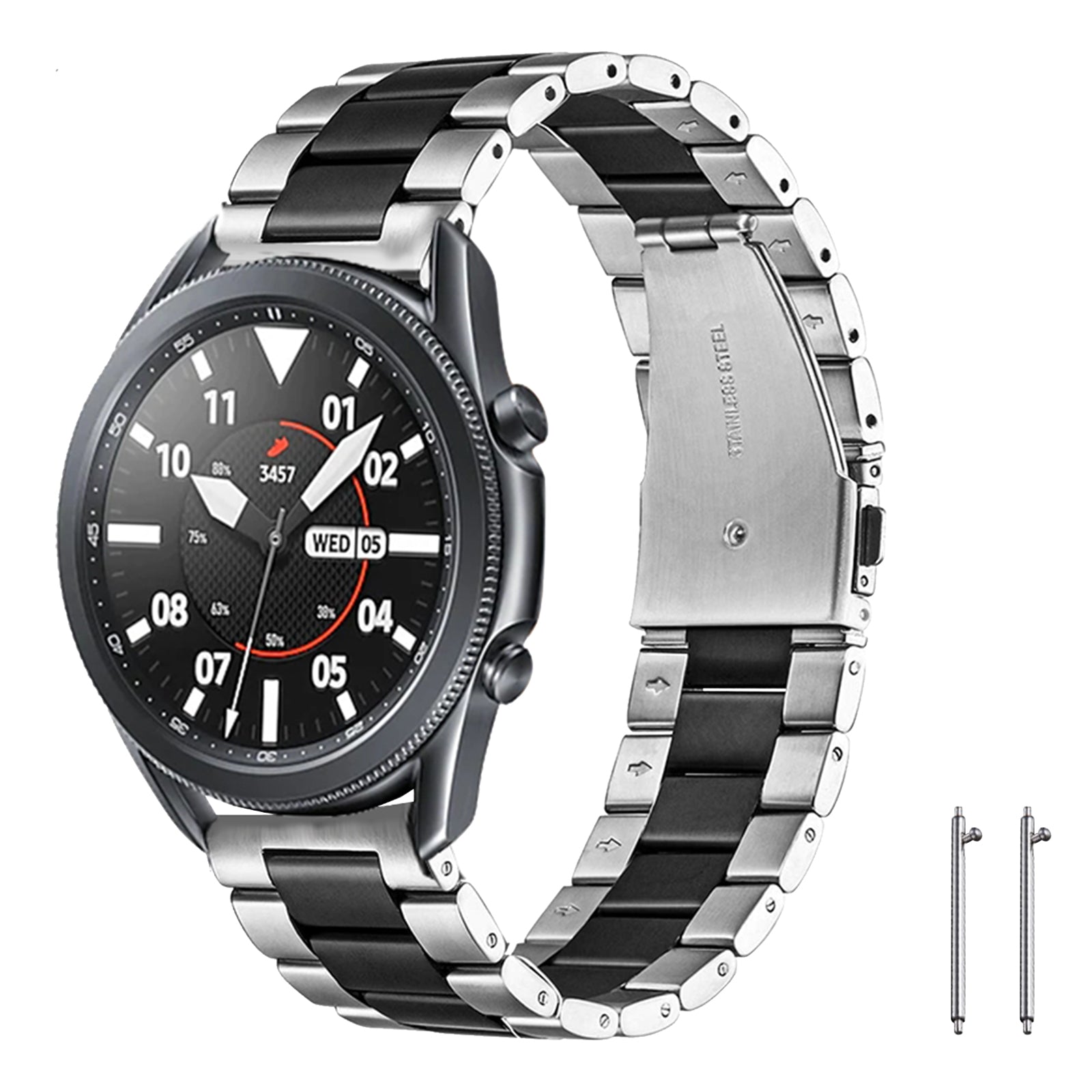 Luxurious Stainless Steel Band For Samsung Watch Multiple Colors Available
