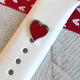 Band Charms 1pc. Red Hot Heart