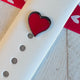 Band Charms 1pc. Red Hot Heart
