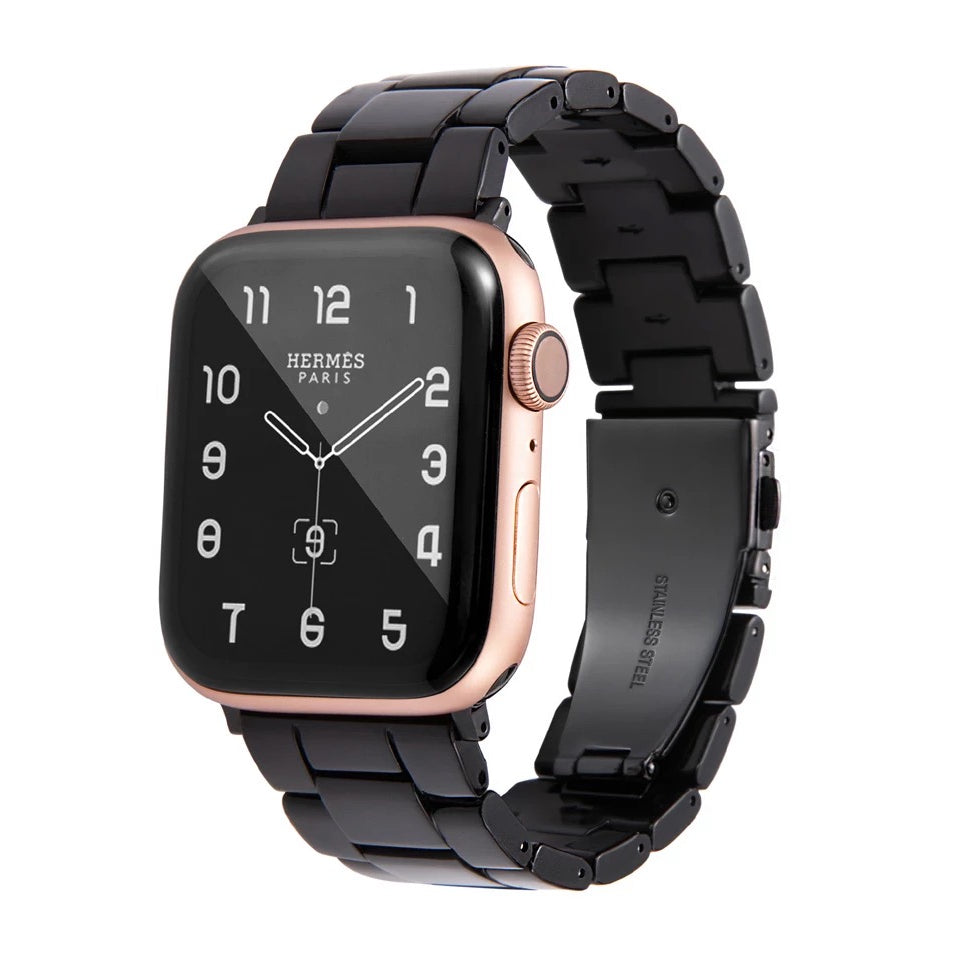 Banda lujosa del vínculo de la resina para los colores múltiples del Apple Watch disponibles 
