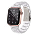 Luxurious Resin Link Band For Apple Watch Multiple Colors Available — Lighter than stainless steel metal band.Unique light and slim design makes the watch strap thinner more flexible.You will get t...