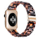 Luxurious Resin Link Band For Apple Watch Multiple Colors Available — Lighter than stainless steel metal band.Unique light and slim design makes the watch strap thinner more flexible.You will get t...